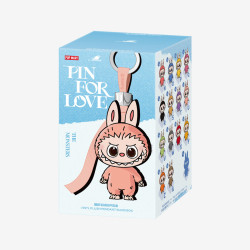Labubu Pop Mart THE MONSTERS Pin for Love Series-Vinyl Plush Pendant Blind Box A-M