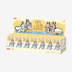 Labubu Pop Mart THE MONSTERS Pin for Love Series-Vinyl Plush Pendant Blind Box (N-Z)