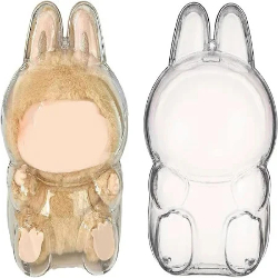 copia de Transportador de Labubu Case acrilico transparente para Labubu original have a seat